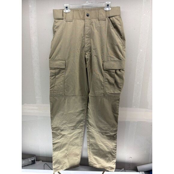 5.11 Tactical Series Mens Khaki Cargo Pants Large Long 35-39 Waist EUC Inseam 35 - Picture 1 of 6